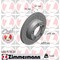 Zimmermann Brake Disc - Standard/Coated, 460157020 460157020 - alternate 2